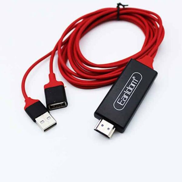 کابل HDMI و شارژر ارلدام EARLDOM ET-W8 HDMI Cable