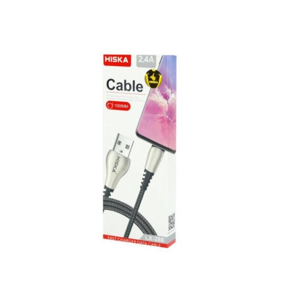 کابل تایپ سی هیسکا مدل HISKA LX-288 TYPE C