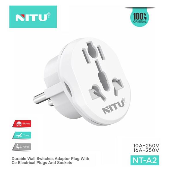 تبدیل برق 3 به 2 نیتو مدل NITU NT-A2