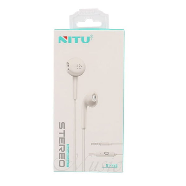 هندزفری سیمی نیتو مدل NITU NT-H26