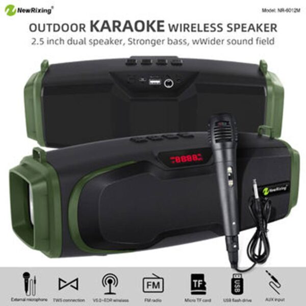 اسپیکر بلوتوثی نیوریکسینگ مدل NEWRIXING NR-6012M Speaker