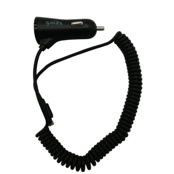 شارژر فندکی با کابل MICRO USB مدل x-max x-cc1718