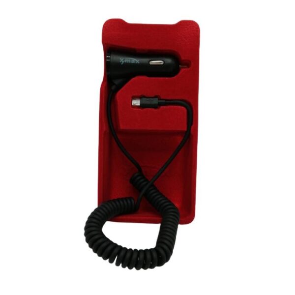 شارژر فندکی با کابل MICRO USB مدل x-max x-cc1718