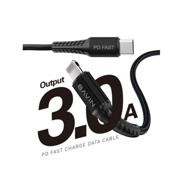 کابل تایپ سی به آیفون باوین مدل BAVIN CB-188-PD TYPE C To Lightning