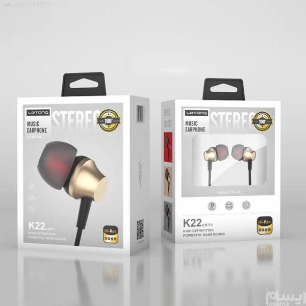 هندزفری سیمی لیتانگ مدل LETANG K22