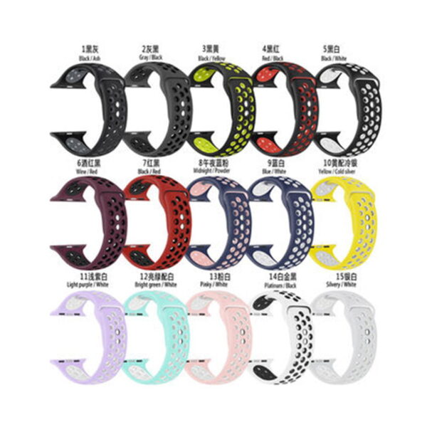 بند سیلیکونی طرح Nike مناسب برای اپل واچ سایز APPLE WATCH 38 , 40 , 41 mm