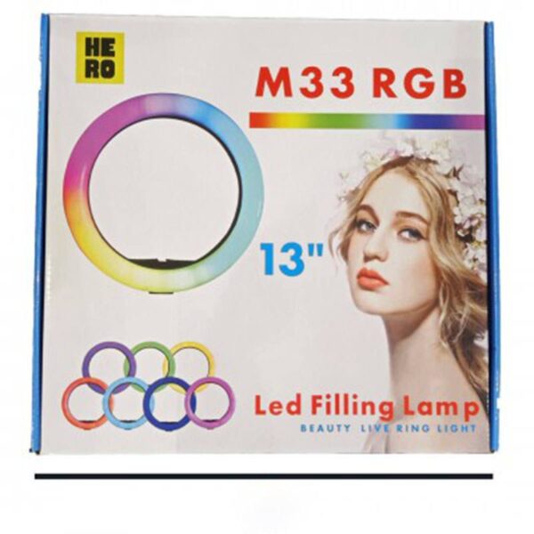 رینگ لایت به همراه سه پایه مدل M-33 Ring Light