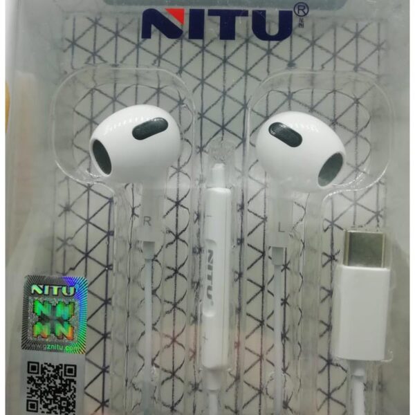 هندزفری سیم دار تایپ سی نیتو مدل NITU NT-H32