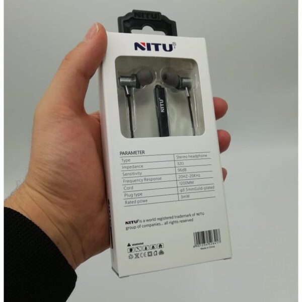 هندزفری سیم دار نیتو مدل NITU NT-H33