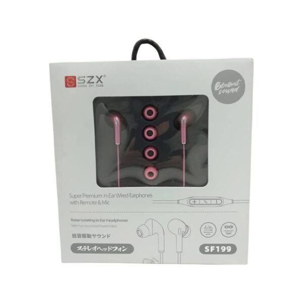 هندزفری سیمی اس زد ایکس مدل SZX SF199 Handsfree