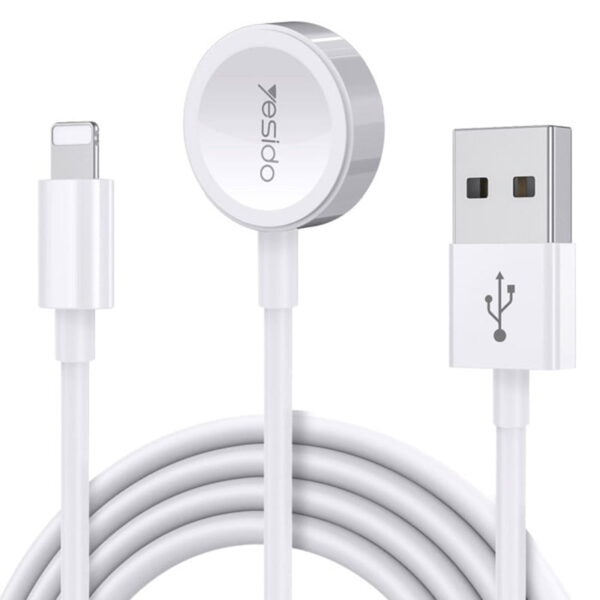 کابل آیفون و اپل واچ یسیدو مدل YESIDO CA70 for Apple Watch & Lightning
