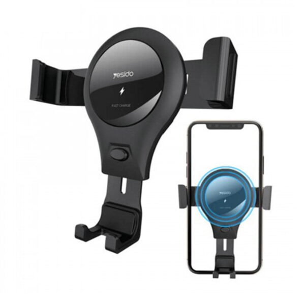 هولدر و شارژر وایرلس یسیدو مدل YESIDO C45 Wireless Charger Holder