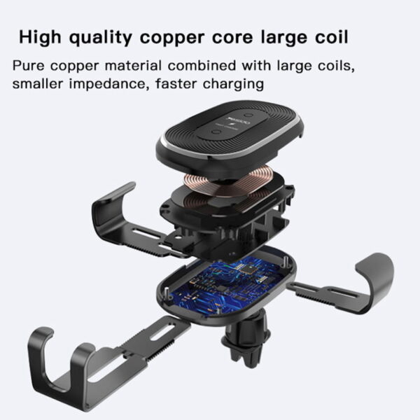 هولدر و شارژر وایرلس یسیدو مدل YESIDO C76 Wireless Charger Holder