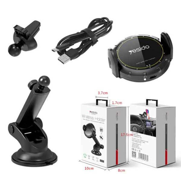 هولدر و شارژر وایرلس یسیدو مدل YESIDO C77 Holder