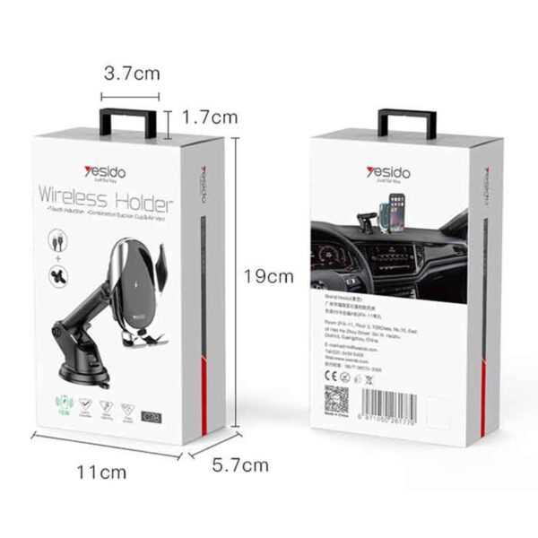 هولدر و شارژر وایرلس یسیدو مدل YESIDO C78 Wireless Charger Holder