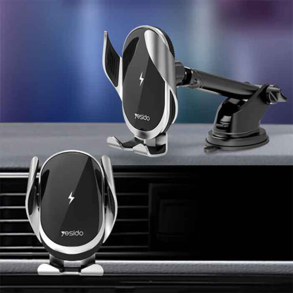 هولدر و شارژر وایرلس یسیدو مدل YESIDO C78 Wireless Charger Holder
