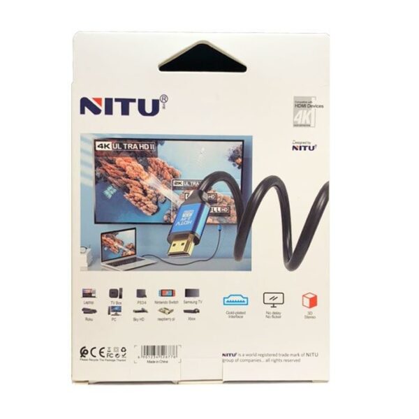 کابل Hdmi نیتو مدل NITU NHI02 4K