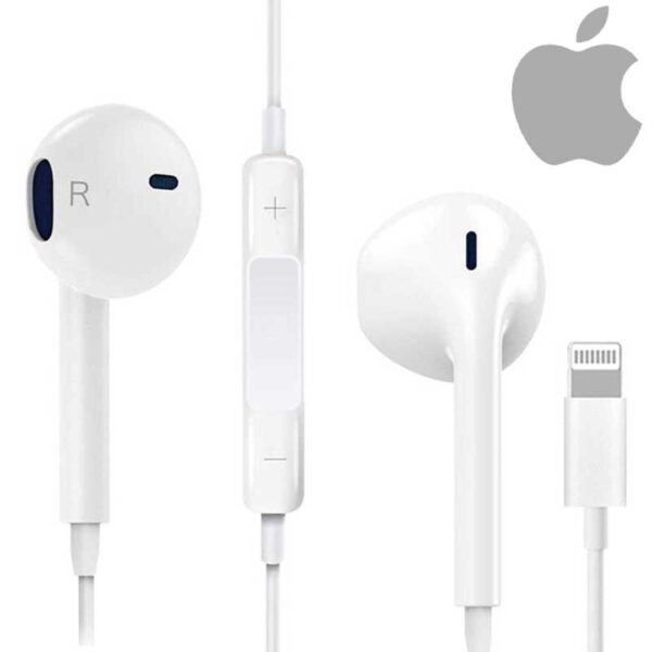 هندزفری سیمی آیفون 12 و 13 و 14 مدل Apple EarPods Lightning Connector Handsfree
