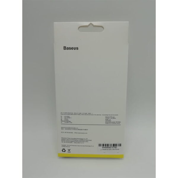 کابل آیفون بیسوس مدل Baseus LED Lightning Data Cable