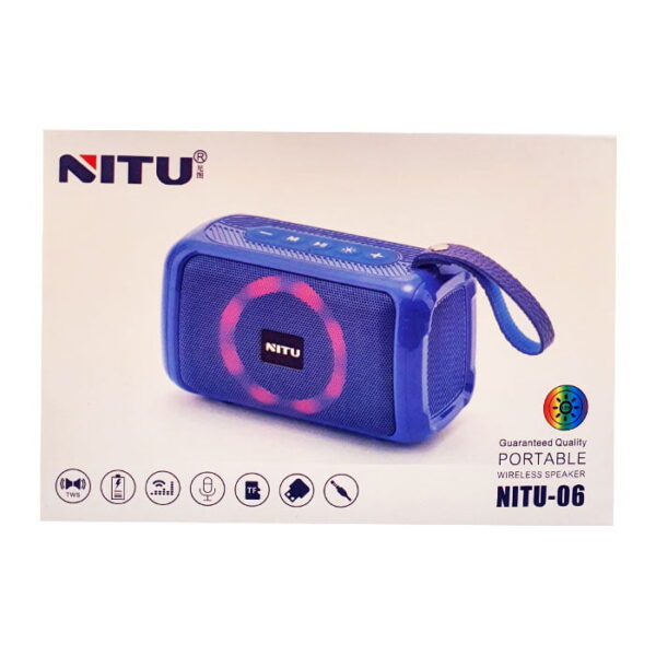 اسپیکر بلوتوثی نیتو مدل NITU-06 Speaker