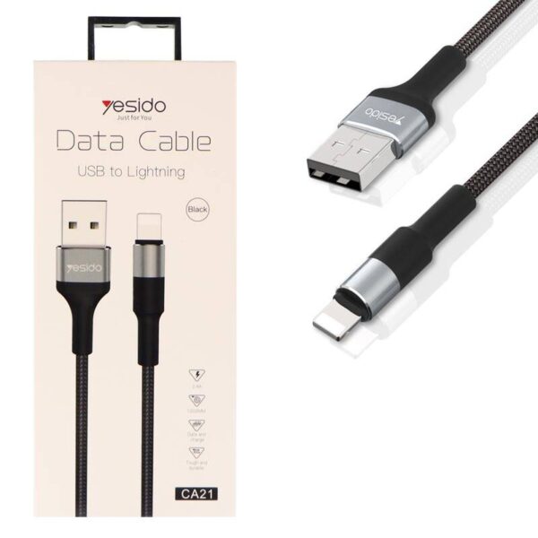 کابل آیفون یسیدو مدل YESIDO CA-21 Lightning