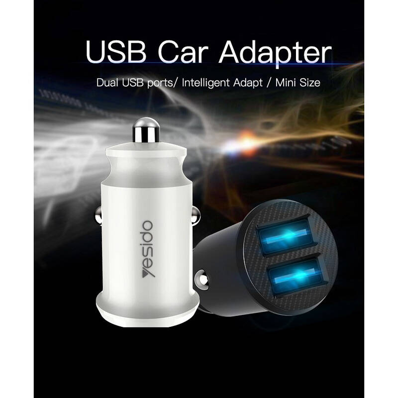 شارژر فندکی یسیدو YESIDO Y29همراه کابل Micro-usb