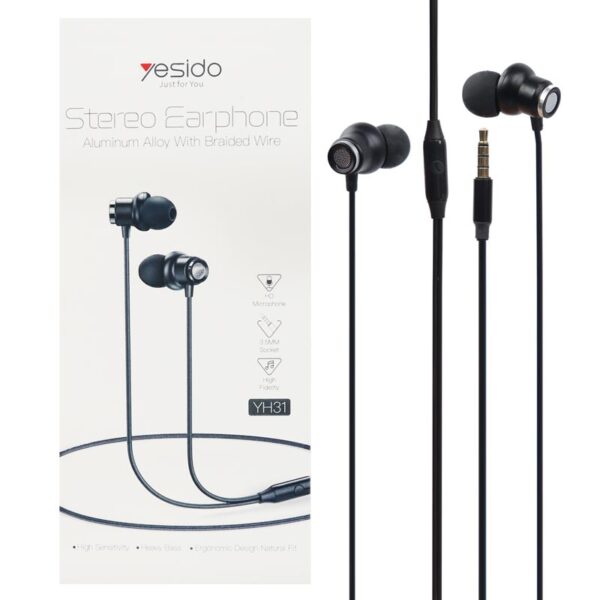هندزفری سیمی یسیدو مدل YESIDO YH31 Handsfree