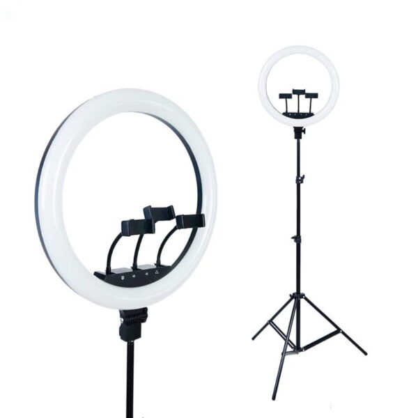 رینگ لایت به همراه سه پایه مدل M18K-RGB LED Ring Light