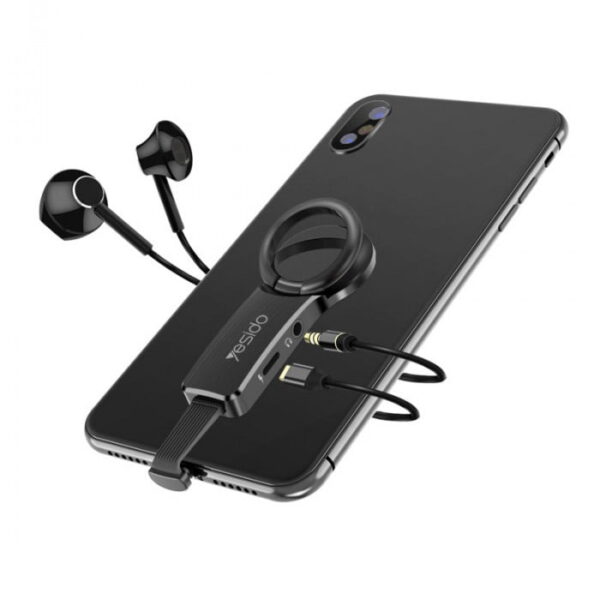 تبدیل Aux آیفون یسیدو مدل YESIDO YAU10