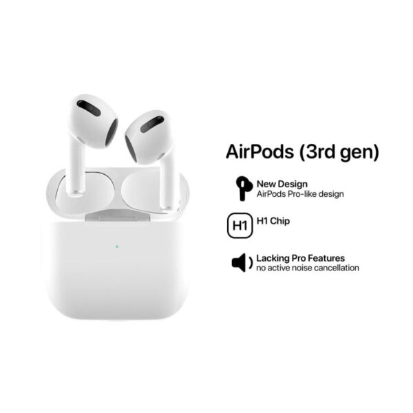 هدفون اورجینال ایرپاد 3 اپل Apple AirPods 3 Wireless Headphones
