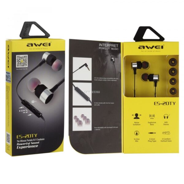 هندزفری سیمی اوی مدل AWEI ES-20TY Handsfree