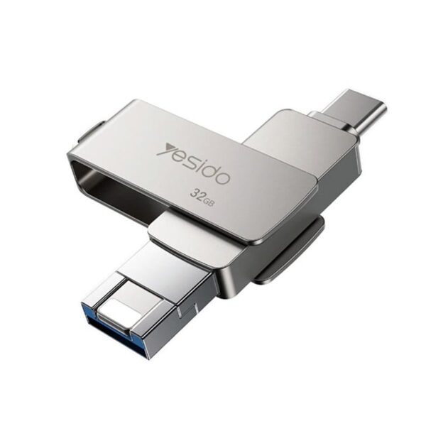 مبدل و‌ فلش مموری 128 گیگابایت یسیدو مدل YESIDO FL12 128GB Flash Drive