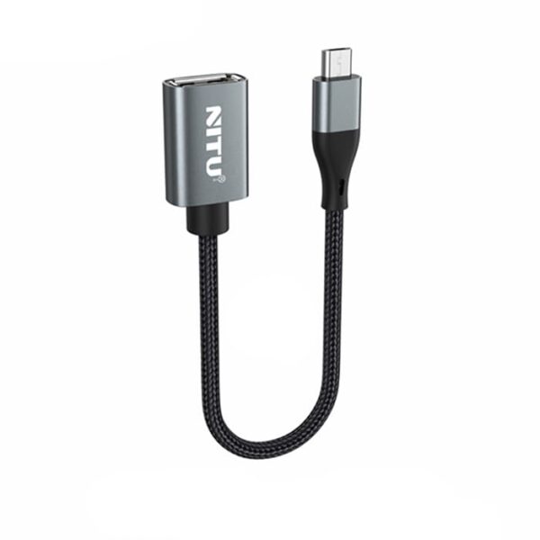 کابل او تی جی میکرو نیتو مدل NITU NT-CN20 Micro OTG