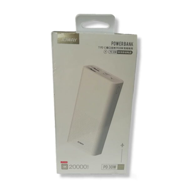 پاور بانک 20000 میلی آمپر جووی مدل JOWAY JP256S PD 30W