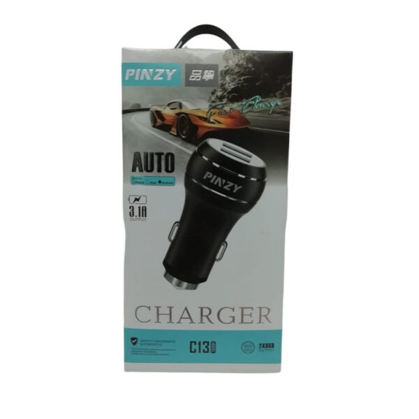 شارژر فندکی فست شارژ پینزی مدل PINZY C13