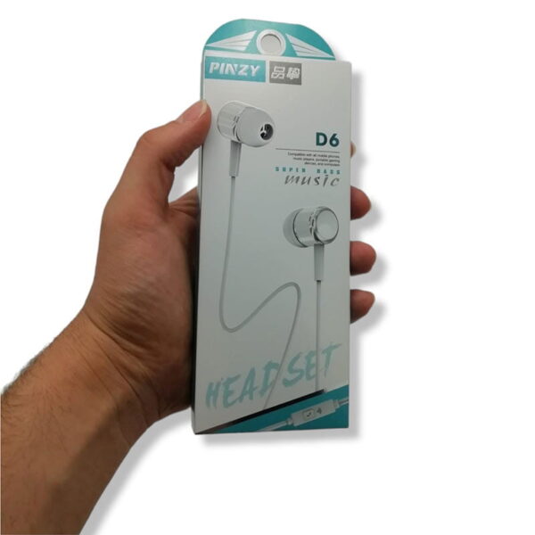 هندزفری سیمی پینزی مدل PINZY D6 Handsfree