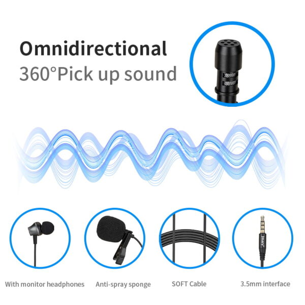 میکروفون یقه ای جیماری مدل Jmary MC-R5 Microphone