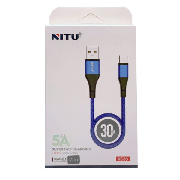 کابل پاور بانکی تایپ سی نیتو مدل NITU NC33 Type-C