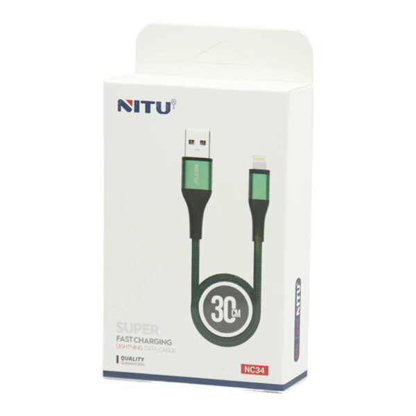کابل پاور بانکی آیفون نیتو مدل NITU NC34 Lightning