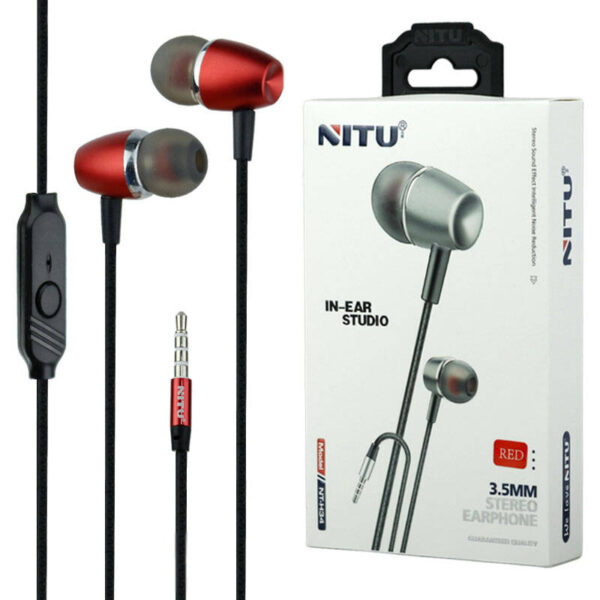 هندزفری سیمی نیتو مدل NITU NT-H34