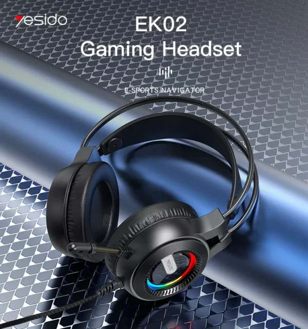 هدست گیمینگ یسیدو مدل YESIDO EK02 GAMING HEADSET