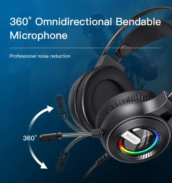 هدست گیمینگ یسیدو مدل YESIDO EK02 GAMING HEADSET