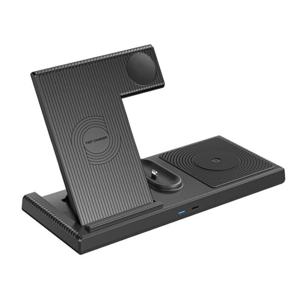 شارژر وایرلس گوشی و اپل واچ و ایرپاد یسیدو مدل YESIDO DS13 WIRELESS CHARGER 18W
