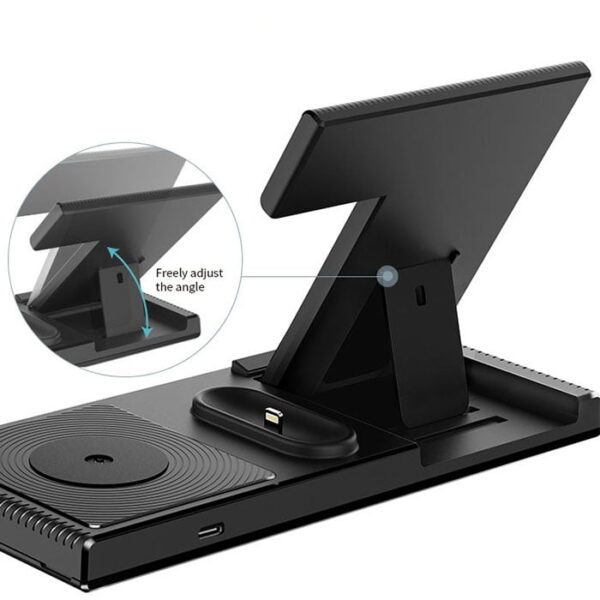 شارژر وایرلس گوشی و اپل واچ و ایرپاد یسیدو مدل YESIDO DS13 WIRELESS CHARGER 18W