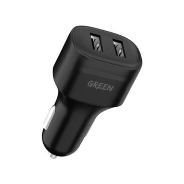 شارژر فندکی 12 وات گرین مدل GREEN LION 12W COMPACT CAR CHARGER