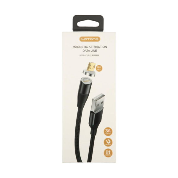 کابل مگنتی میکرو لیتانگ مدل Letang LT-V8-23 MAGNETIC MICRO CABLE