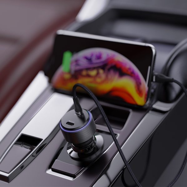 شارژر فندکی فست یسیدو مدل YESIDO Y48 CAR CHARGER 60w