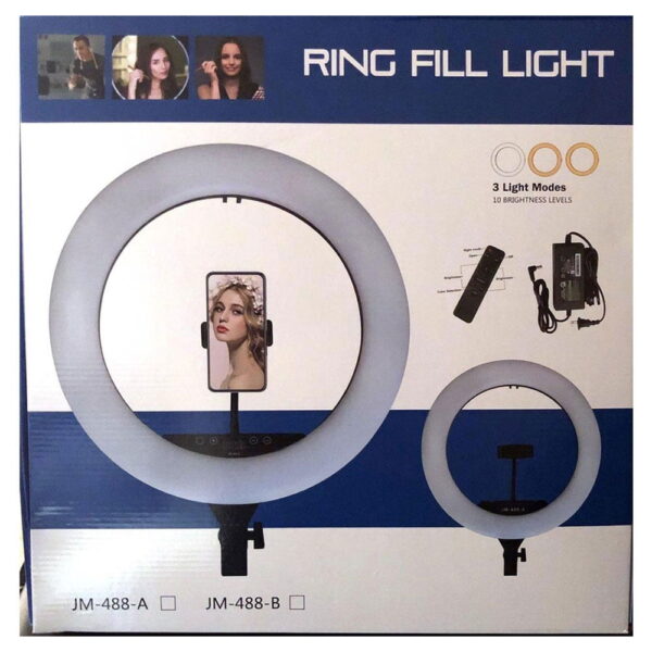 رینگ لایت به همراه سه پایه مدل JM-488-A Ring Light