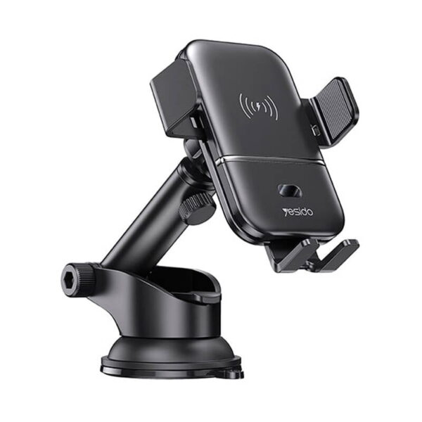 هولدر و شارژر وایرلس یسیدو مدل Yesido C121 Fast 15W Wireless Charger Holder