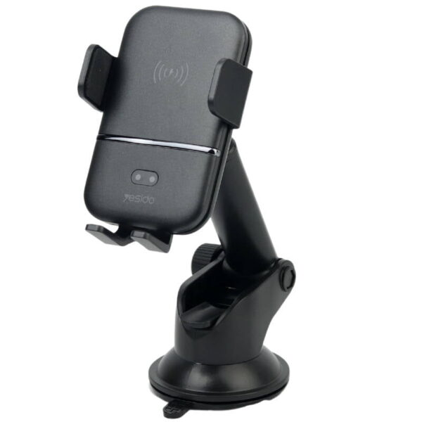 هولدر و شارژر وایرلس یسیدو مدل Yesido C121 Fast 15W Wireless Charger Holder